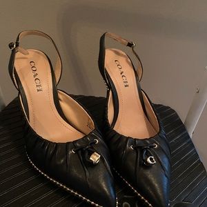 COACH Heels with Adjustable Straps 💫